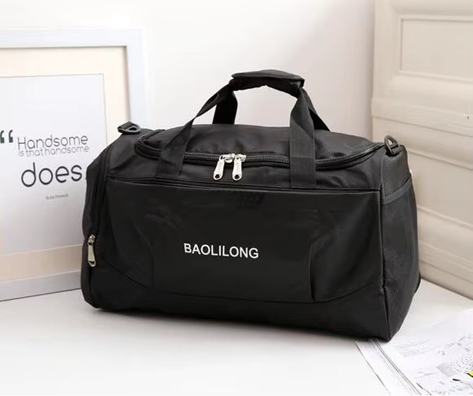 Large Sports Gym Bag with Shoes Pocket Men/Women Outdoor Waterproof Fitness Training Duffle Bag Travel Yoga Handbag