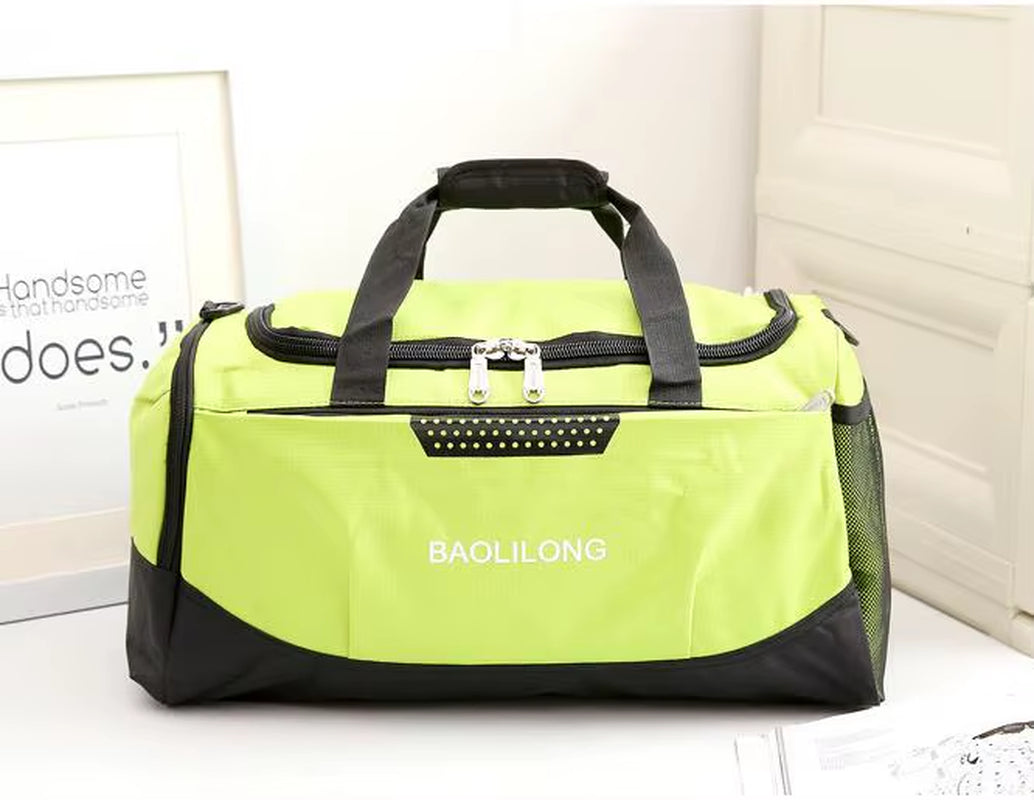 Large Sports Gym Bag with Shoes Pocket Men/Women Outdoor Waterproof Fitness Training Duffle Bag Travel Yoga Handbag